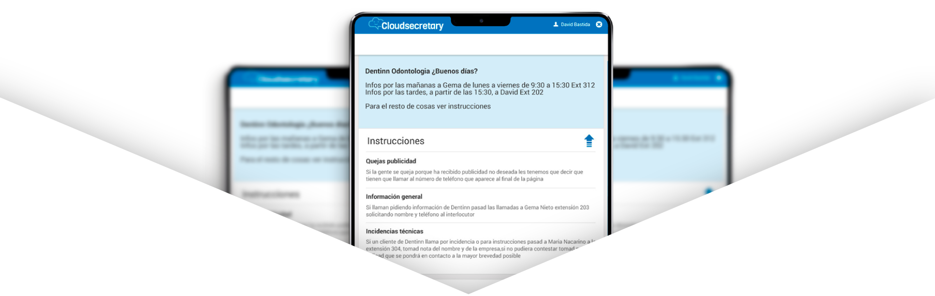 Sección de tarifas. Apartado de tablet con app